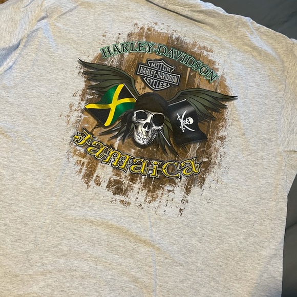 XL SS Harley Davidson Jamaica Tee - Picture 2 of 2